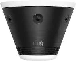 Ring - Elite 180 — Three Retinal 4K Cameras, 180° View, Built for Business, Panorama Control, Plug-In and PoE - Black