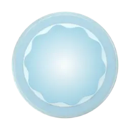 Molded Flower Blu-Sigh