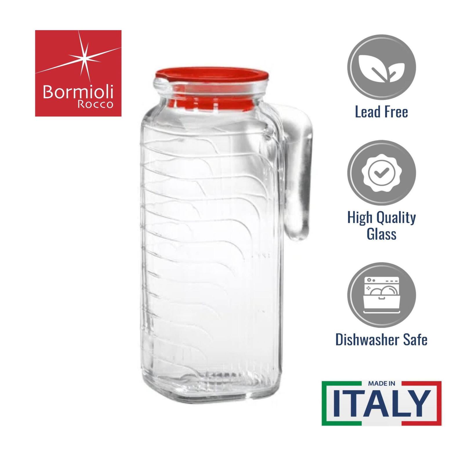 Bormioli Rocco Lead Free High Quality Glass Dishwasher Safe MADE IN ITALY