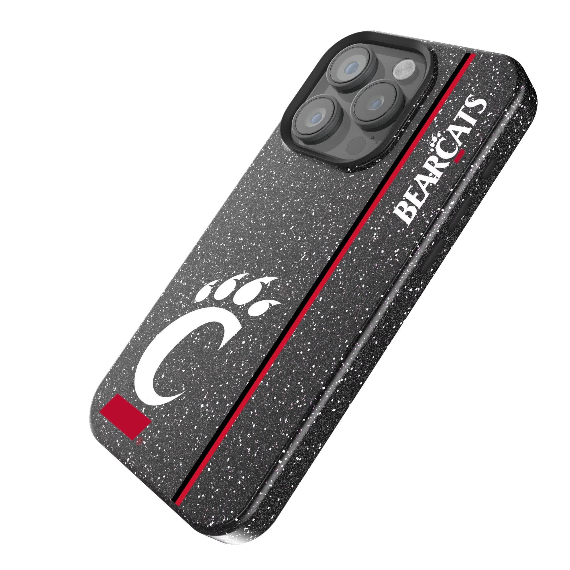 Alt View 1. Keyscaper - Black Cincinnati Bearcats iPhone Bling Case - 14 - Black.
