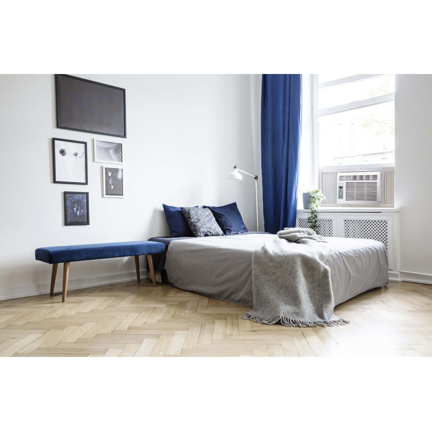 Alt View 6. Keystone - 6,000 BTU 250 Sq. Ft Window Air Conditioner - White.