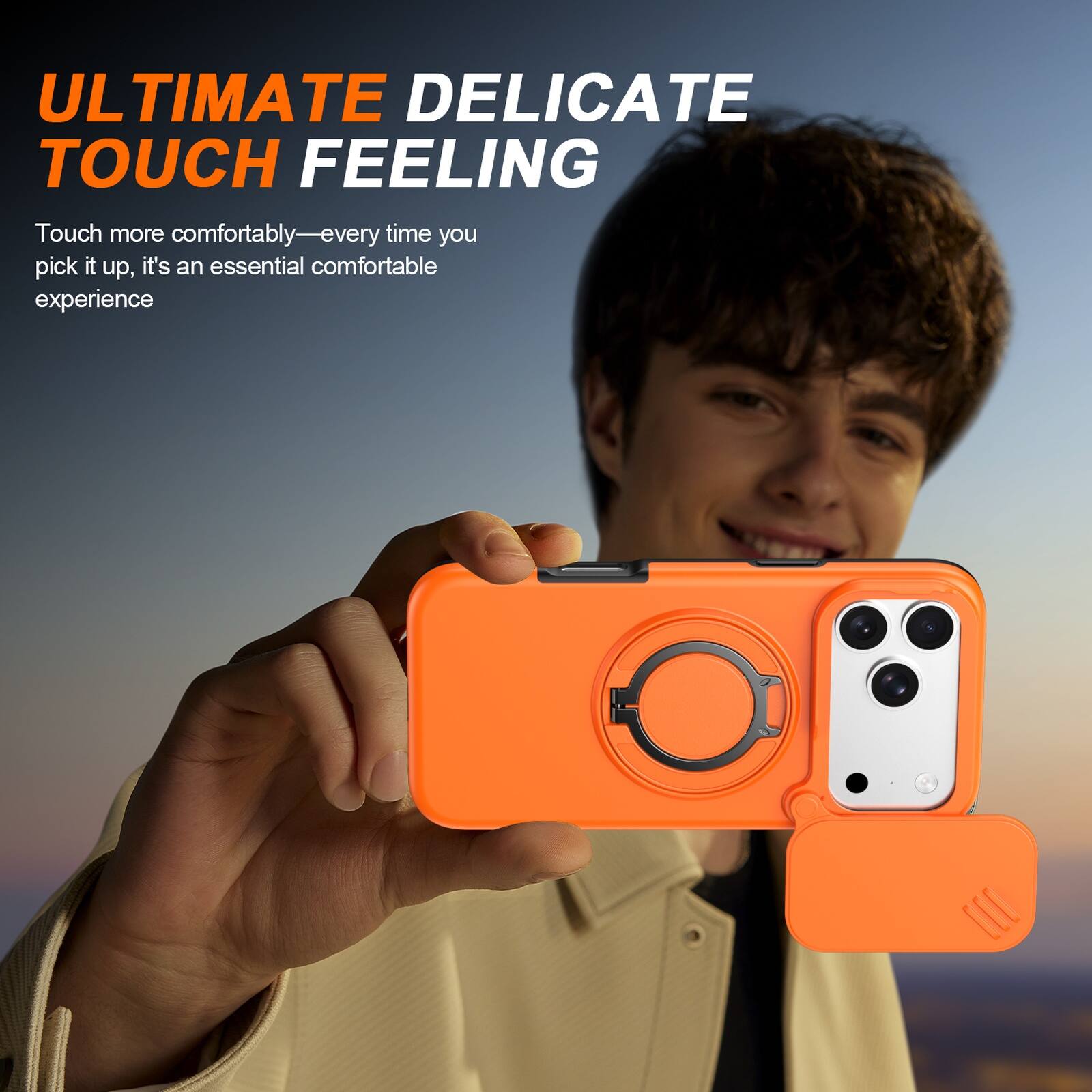 ULTIMATE DELICATE TOUCH FEELING

Touch more comfortably—every time you pick it up, it's an essential comfortable experience