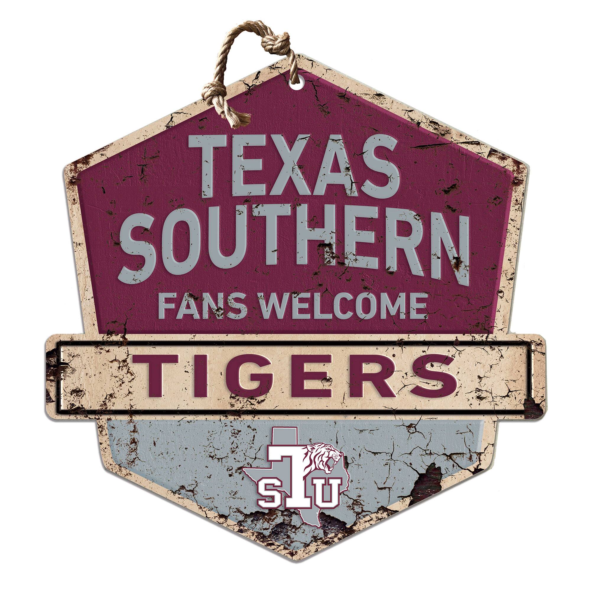 Texas Southern Tigers Fans Welcome Sign
