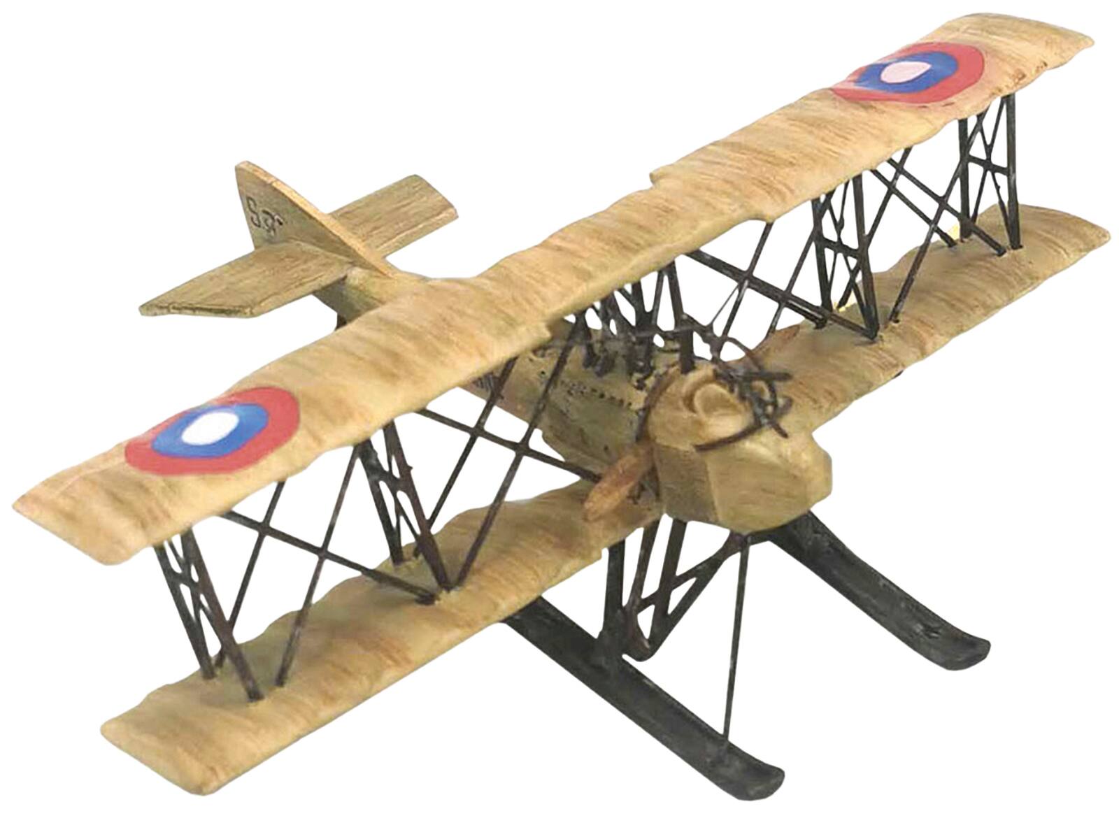 Alt View 1. Wings Of The Great War - SPAD SA 4 Aircraft with Ski Gear "French Air Force" 1/72 Model Airplane by Wings of the Great War.