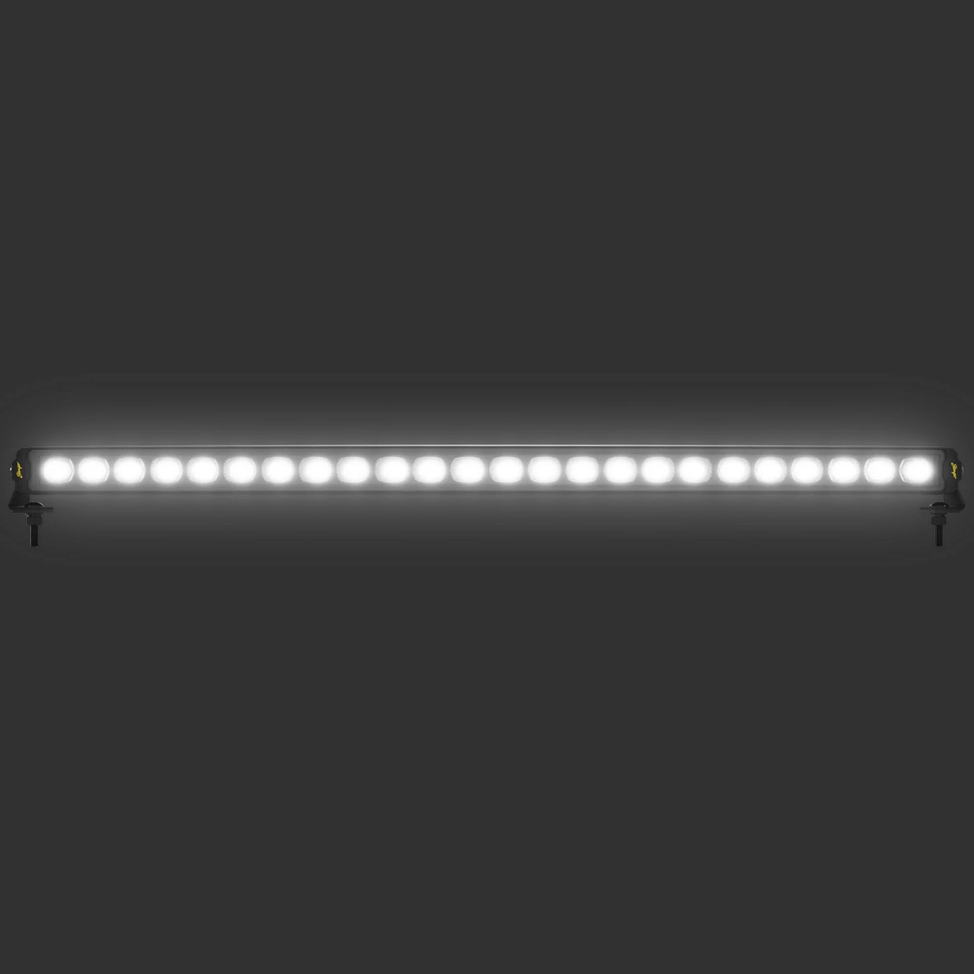 Alt View 1. Stinger - HEXCORE 40” Universal Off-Road Curved LED Light Bar, Amber/White Flood & Spot Combo Beam for Cars, Trucks, Jeeps, UTVs - Black.