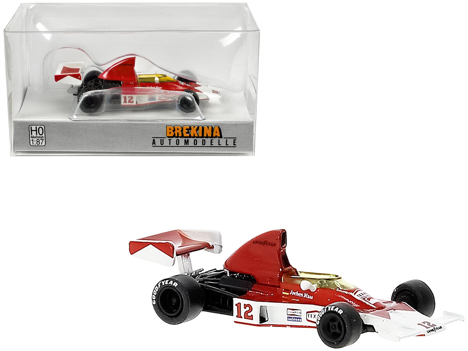"McLaren M23 #12 Jochen Mass ""Formula One F1 World Championship"" (1976) 1/87 (HO) Scale Model Car by Brekina" price history on PriceWatchPro