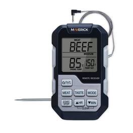 Maverick - Single Probe Barbeque Thermometer and Timer - Black/Grey