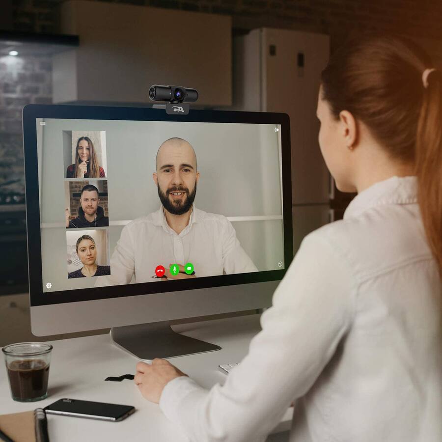 Alt View 2. Cyber Acoustics - Cyber Acoustics WC2000 Webcam - 2 Megapixel - 30 fps - USB - 1920 x 1080 Video - CMOS Sensor - Auto-focus - Microphone.