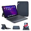 Front. Macally - Macally Keyboard Case for iPad Mini 7 (A17 Pro, 2024) and 6 (2021) 8.3-inch - Lightweight iPad Mini Keyboard with Magne - Black.