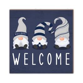 Fan Creations - Butler Bulldogs 10'' x 10'' Welcome Gnomes Sign - Multicolor