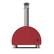 Left. Alfa - Moderno Portable Pizza Oven (Gas) - Antique Red.