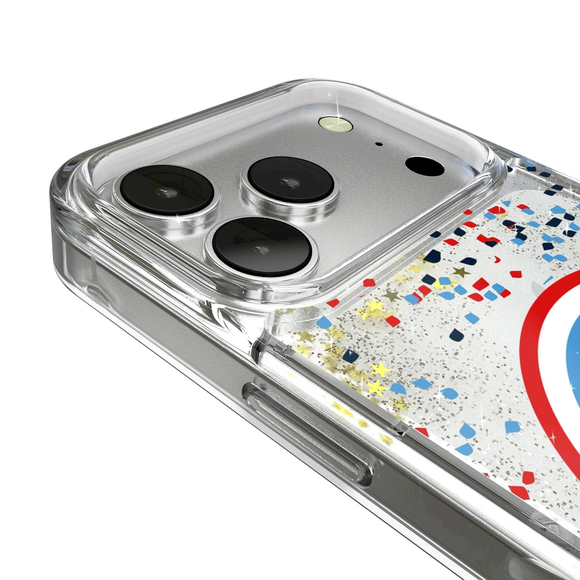 Alt View 2. Keyscaper - Tennessee Titans iPhone Glitter Case with Confetti Design - 16 Pro - Multicolor.