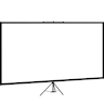 VEVOR - Tripod Projector Screen with Stand 60 inch 16:9 4K HD Projection Screen Stand Wrinkle-Free Height - Black,White
