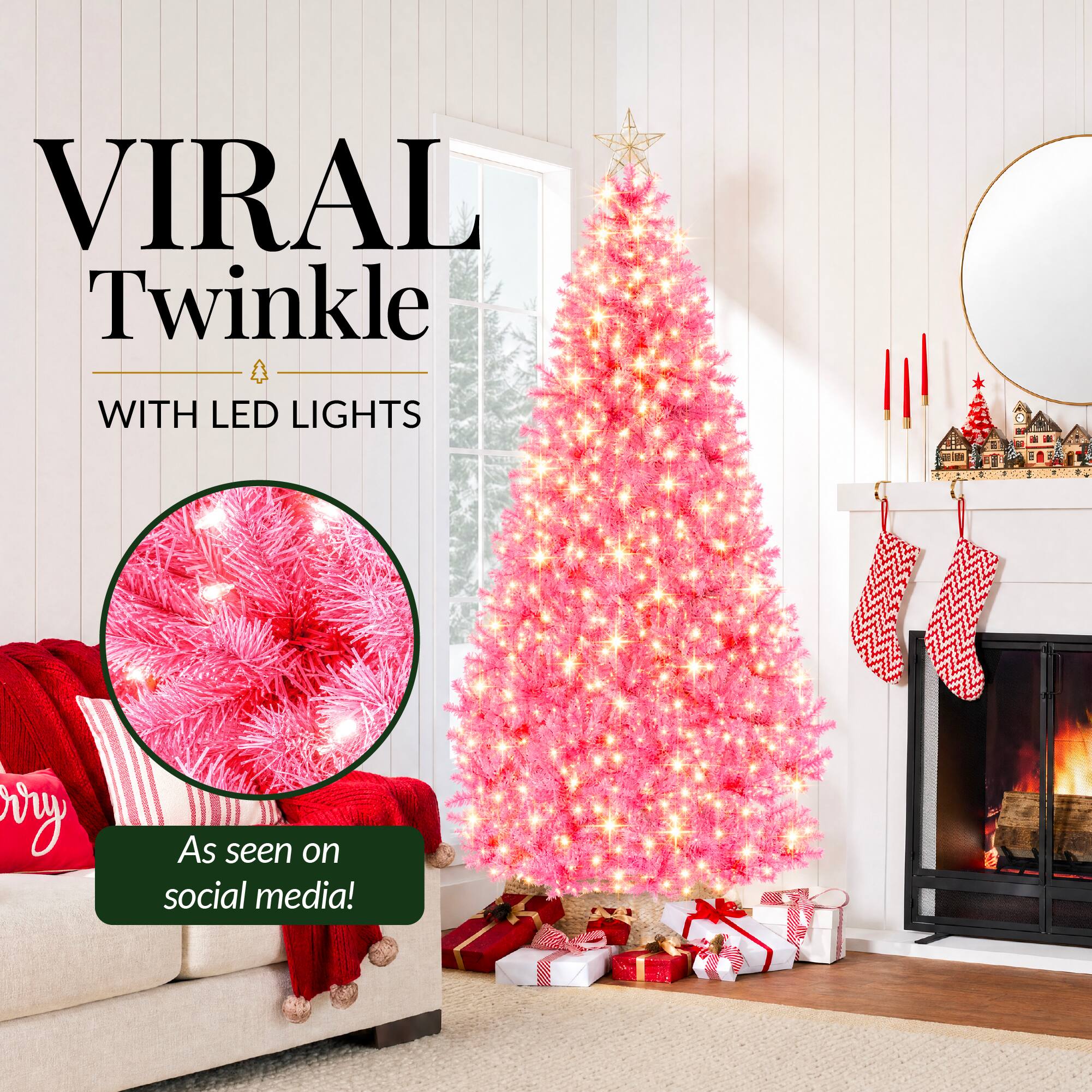 VIRAL Twinkle  
WITH LED LIGHTS  
As seen on social media!