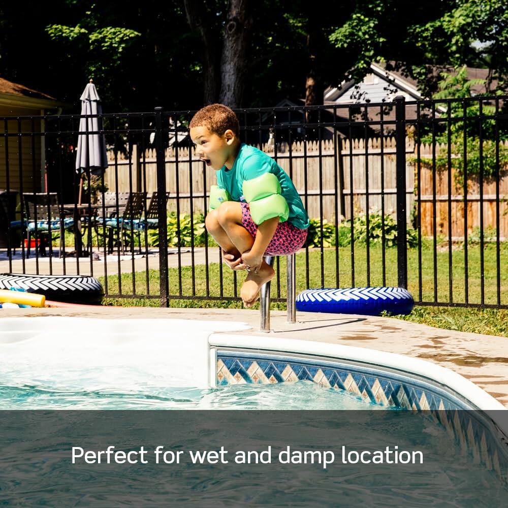 Perfect for wet and damp location