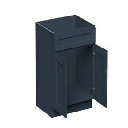 Boyel Living - 30-in W x 34.5-in H x 24-in D Shaker RTA Kitchen Sink Base Cabinet with Soft-Close - Charcoal Blue