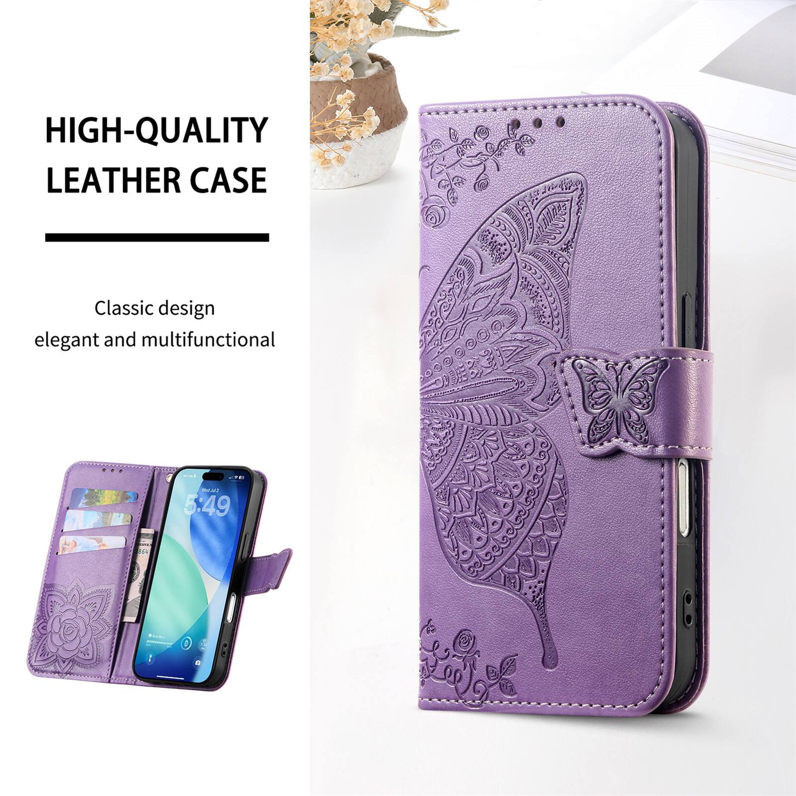 HIGH-QUALITY LEATHER CASE

Classic design elegant and multifunctional