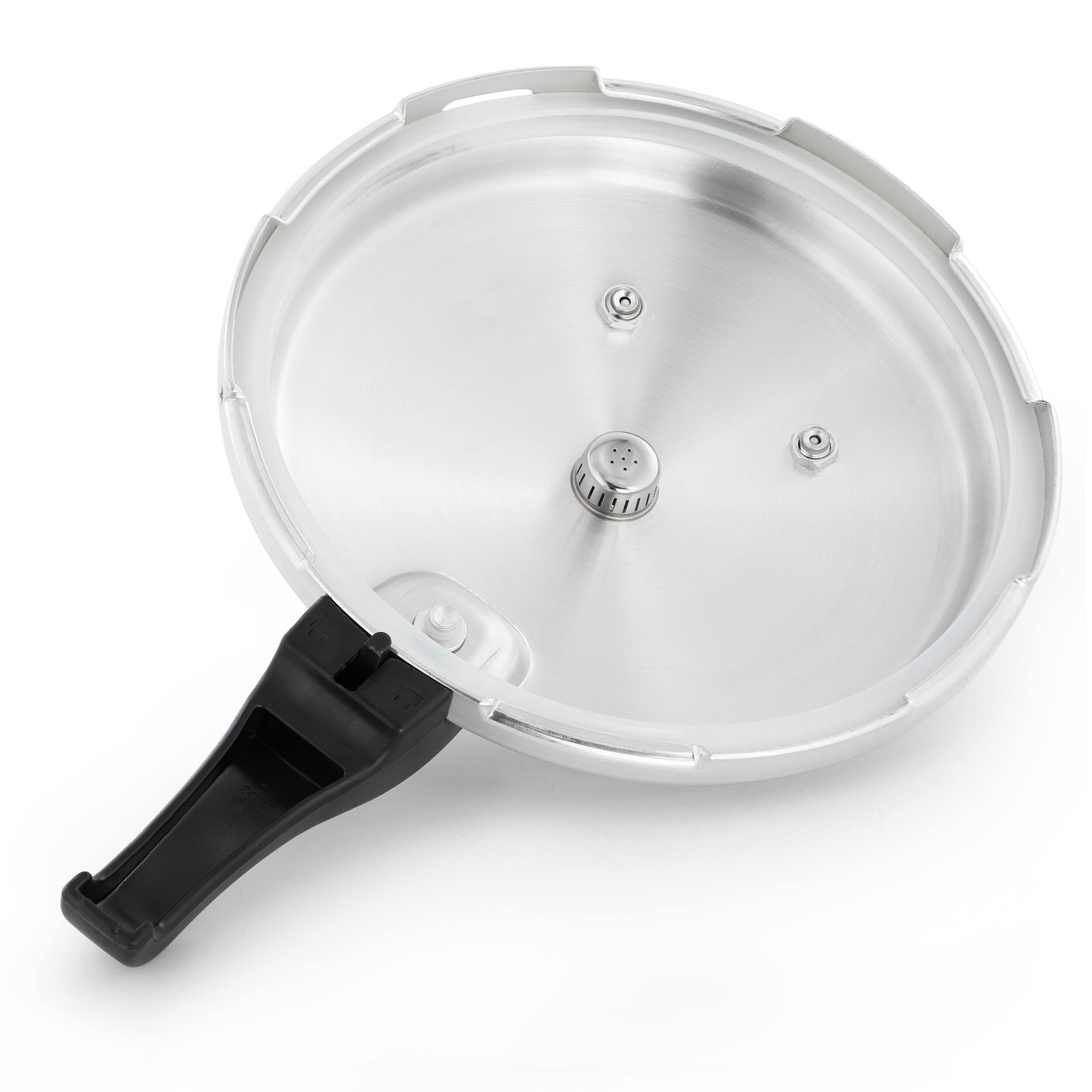 Alt View 4. MegaChef - MegaChef 11.5 Quart Induction and Stovetop Pressure Cooker with Steamer - Silver.