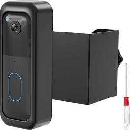 Schertz - Blink Doorbell Mount – No-Drill Anti-Theft Bracket - Black