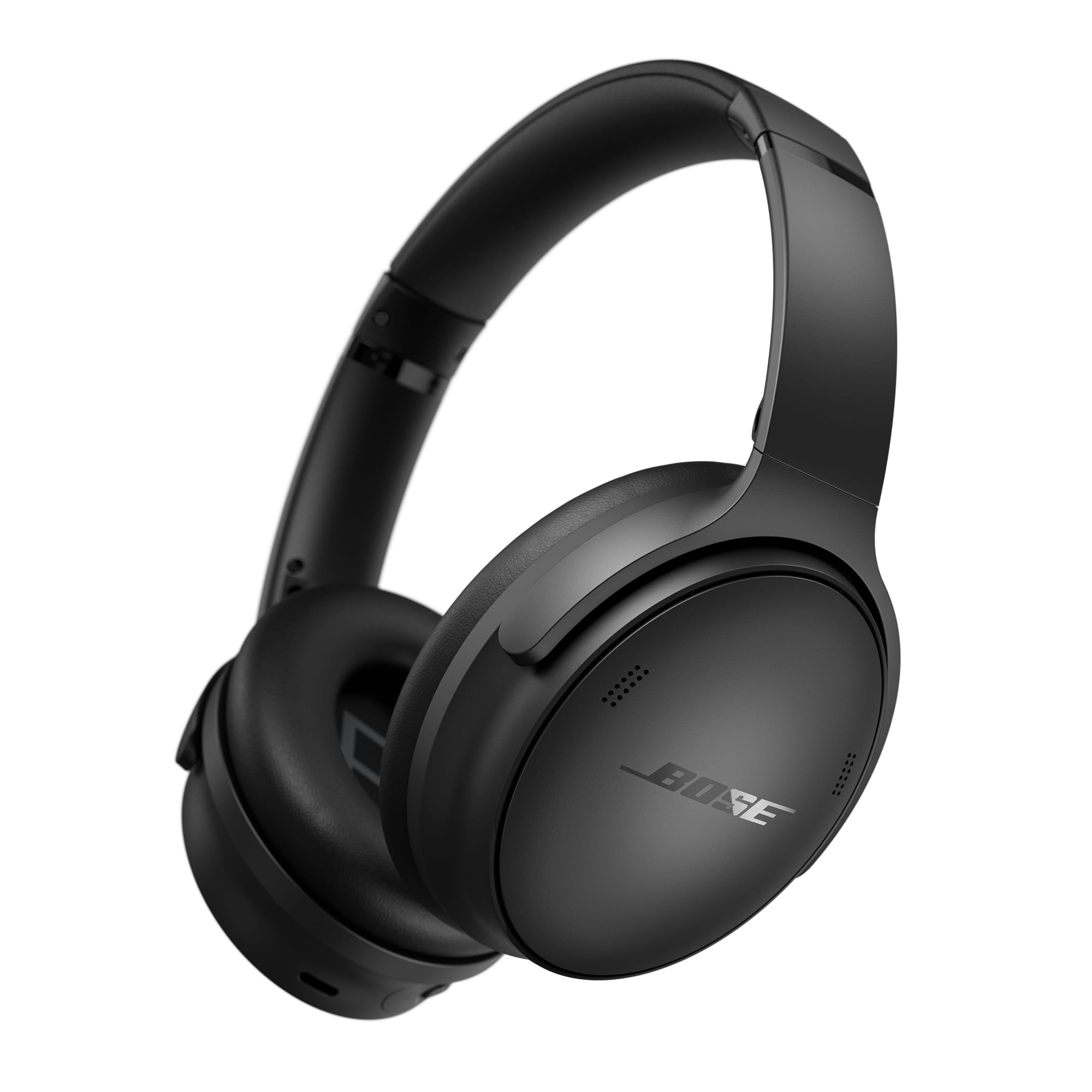 Alt View 12. Bose - QuietComfort Wireless Noise Cancelling Over-the-Ear Bluetooth Headphones - Black.
