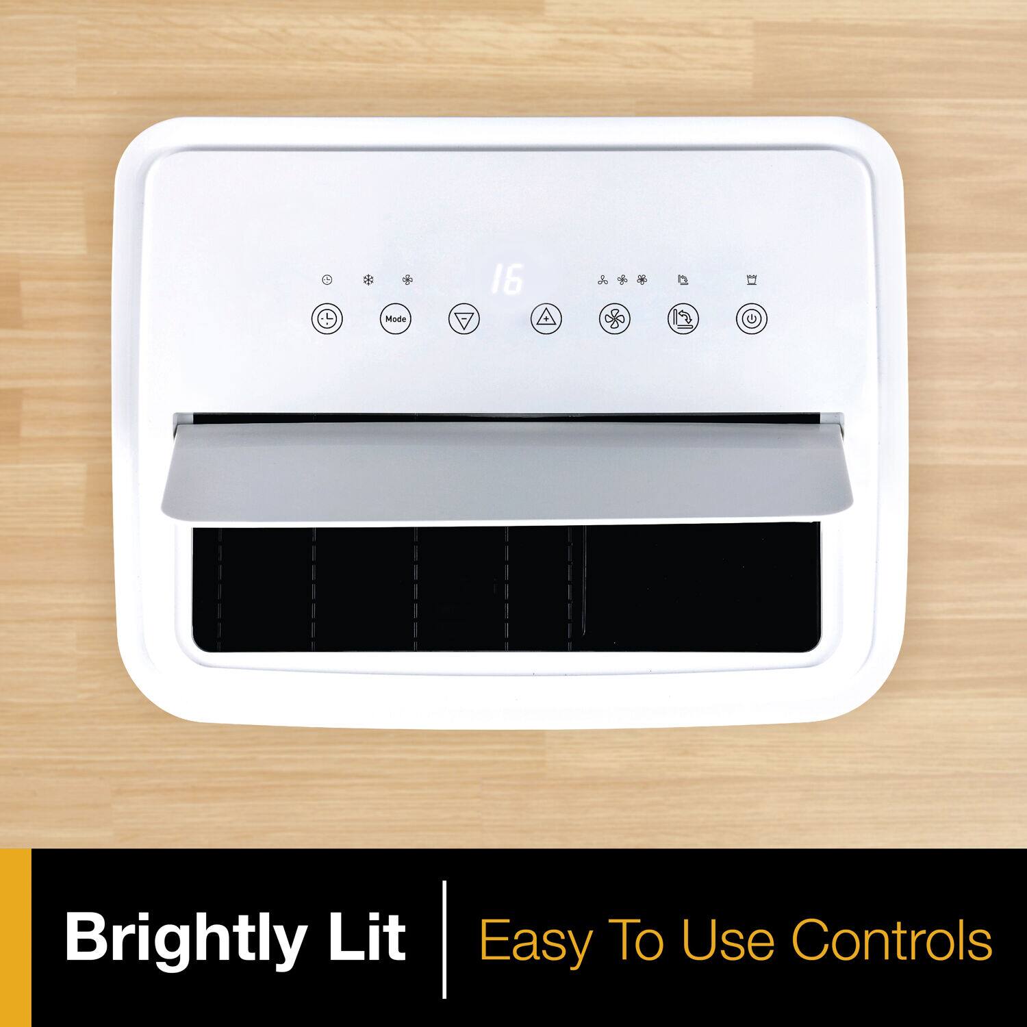 Brightly Lit Easy To Use Controls