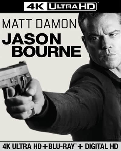 Front. Jason Bourne   - 4K Blu-Ray.