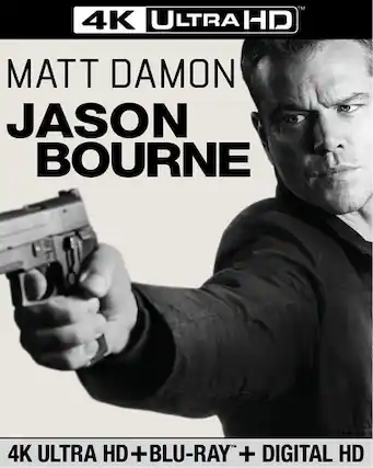Front. Jason Bourne - 4K Blu-Ray.