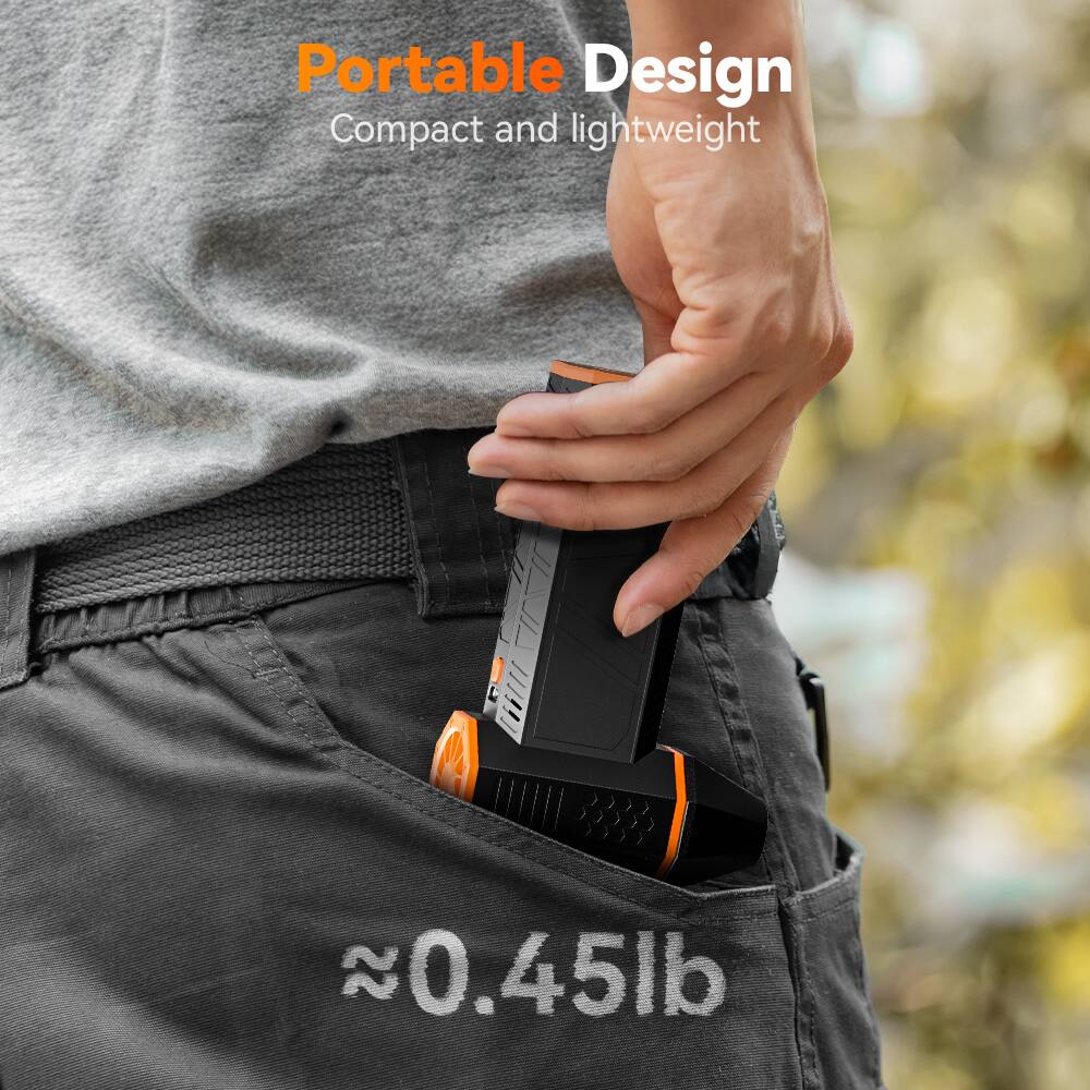 Portable Design  
Compact and lightweight  
≈0.45lb