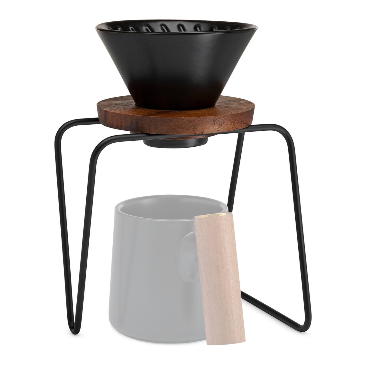 Back. ChefWave - ChefWave Artisan Series Pour-Over Coffee Maker Set - Black.