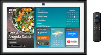 Amazon - Echo Show 15 Full HD 15.6" smart display for home organization, with built-in Fire TV and Alexa - Black