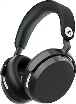 Sennheiser - MOMENTUM 5 Bluetooth Wireless Adaptive Noise-Canceling Over-The-Ear Headphones - Black