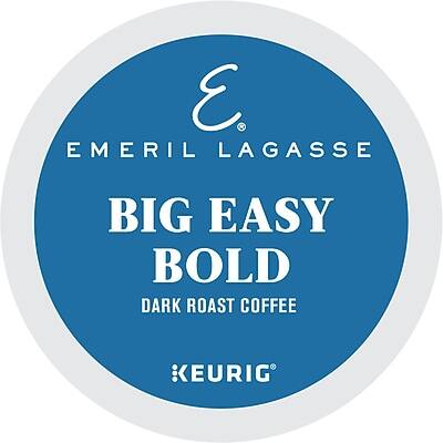 E. EMERIL LAGASSE  
BIG EASY BOLD  
DARK ROAST COFFEE  
KEURIG