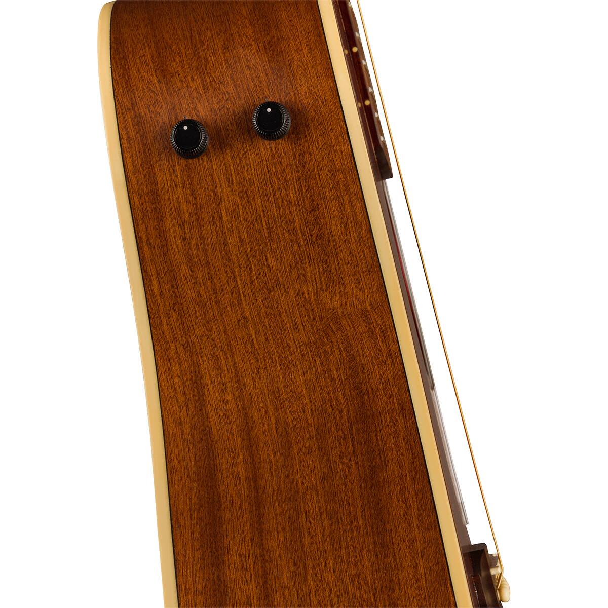 Alt View 6. Fender - Fender Redondo Player Acoustic Electric Guitar, Walnut Fingerboard, White Pickguard, Candy Apple Red.