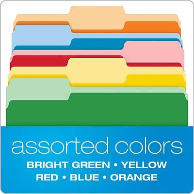 assorted colors  
BRIGHT GREEN • YELLOW  
RED • BLUE • ORANGE