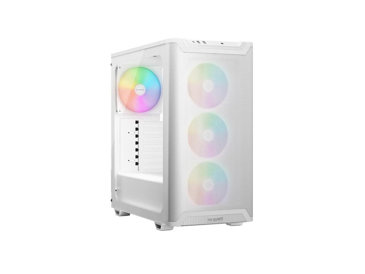 be quiet! - Pure base 501 LX BGW79 White ABS / Steel / Tempered Glass Cases (Computer Cases - ATX Form) - White