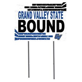 Jardine - Grand Valley State Lakers 18" x 24" Team Yard Sign - White