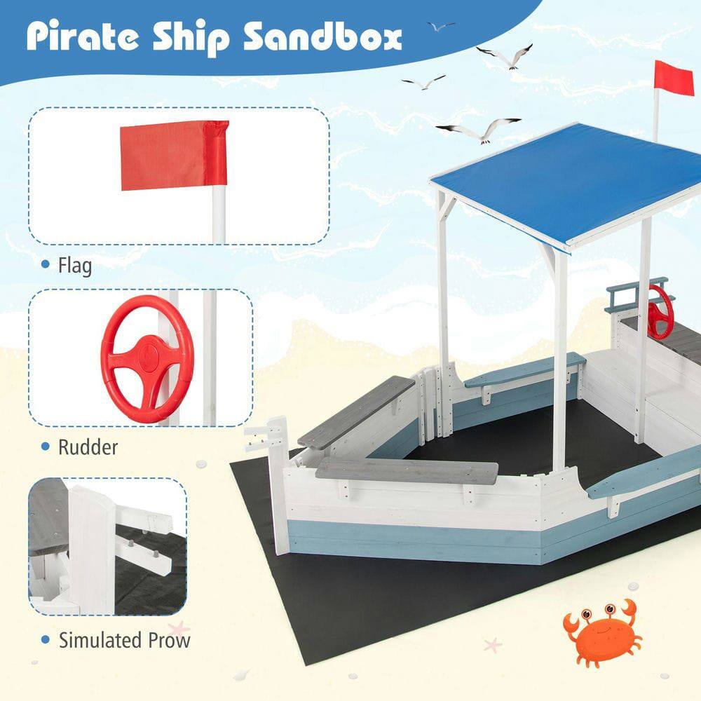 Pirate Ship Sandbox

- Flag
- Rudder
- Simulated Prow