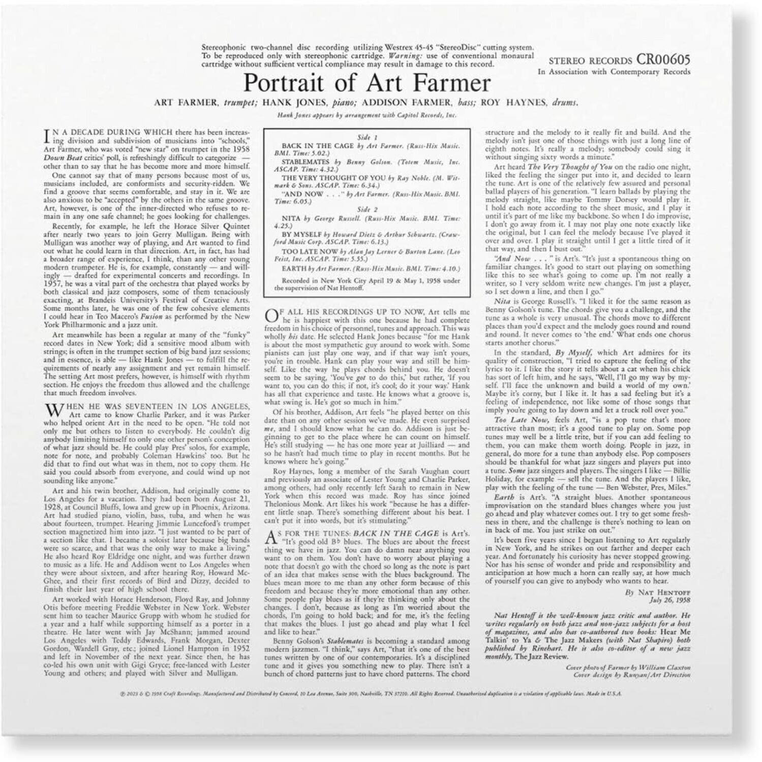 **Portrait of Art Farmer**

**STEREO RECORDS CR00605**

**In Association with Contemporary Records**

**STEREO RECORDS CR00605**

**In Association with Contemporary Records**

**STEREO RECORDS CR00605**

**In Association with Contemporary Records**

**STEREO RECORDS CR00605**

**In Association with Contemporary Records**

**STEREO RECORDS CR00605**

**In Association with Contemporary Records**

**STEREO RECORDS CR00605**

**In Association with Contemporary Records**

**STEREO RECORDS CR00605**

**In Association with Contemporary Records**

**STEREO RECORDS CR00605**

**In Association with Contemporary Records**

**STEREO RECORDS CR00605**

**In Association with Contemporary Records**

**STEREO RECORDS CR00605**

**In Association with Contemporary Records**

**STEREO RECORDS CR00605**

**In Association with Contemporary Records**

**STEREO RECORDS CR00605**

**In Association with Contemporary Records**

**STEREO RECORDS CR00605**

**In Association with Contemporary Records**

**STEREO