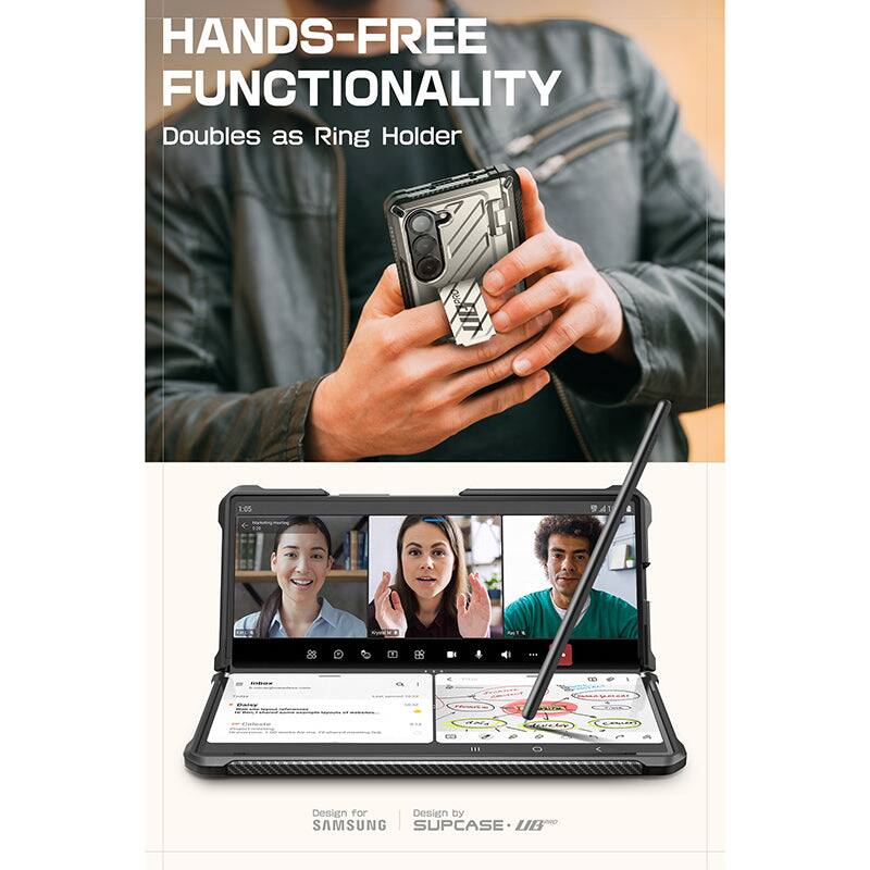 HANDS-FREE FUNCTIONALITY  
Doubles as Ring Holder  

Design for SAMSUNG  
Design by SUPCASE UB