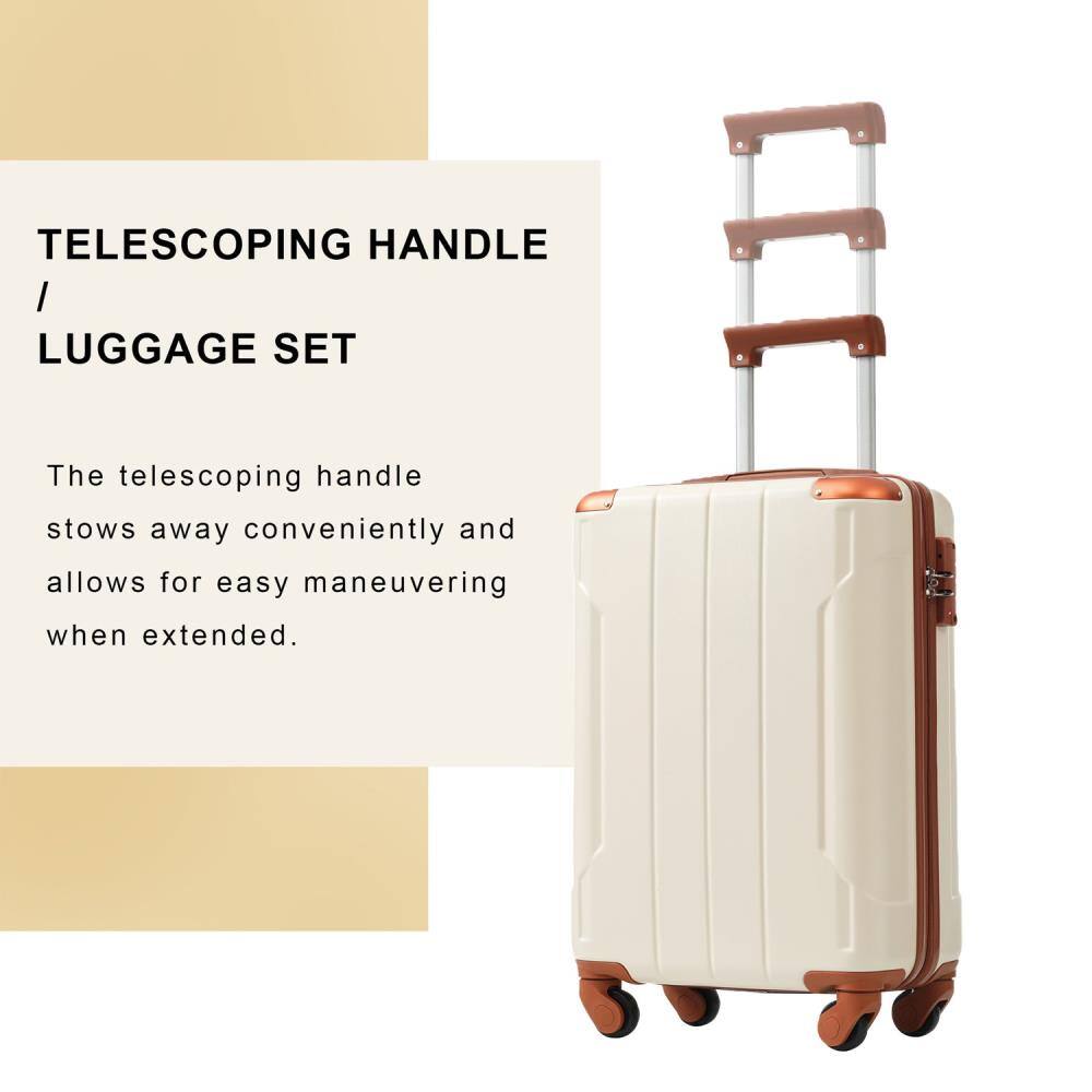 TELESCOPING HANDLE / LUGGAGE SET

The telescoping handle stows away conveniently and allows for easy maneuvering when extended.