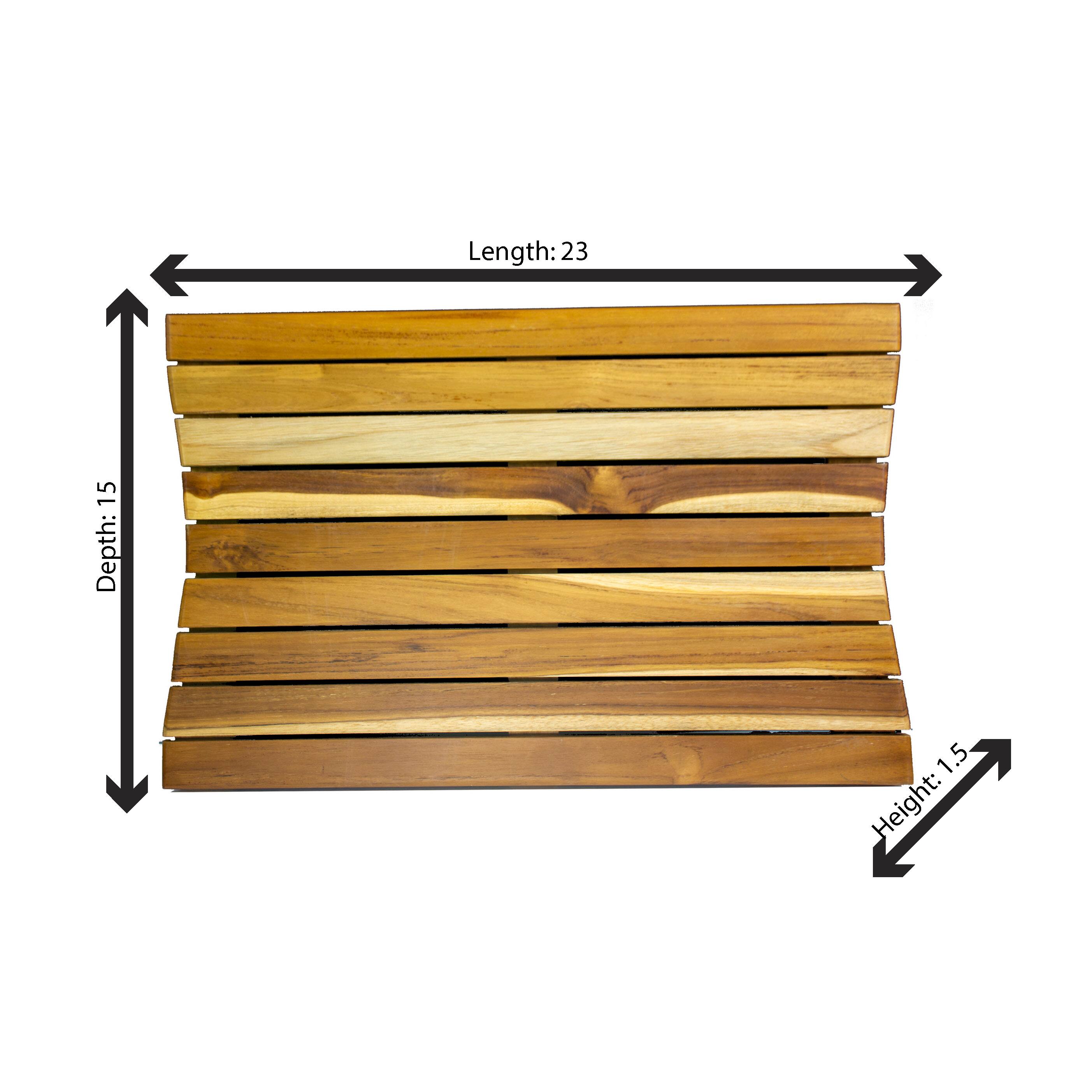 Length: 23  
Depth: 1.5  
Height: 1.5