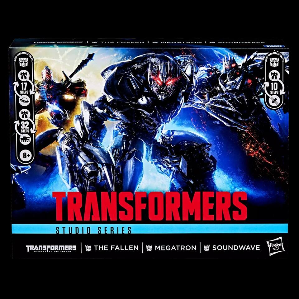 - TRANSFORMERS STUDIO SERIES | THE FALLEN | MEGATRON | SOUNDWAVE  
- 17 STEPS  
- 32 STEPS  
- 10 STEPS  
- 8+