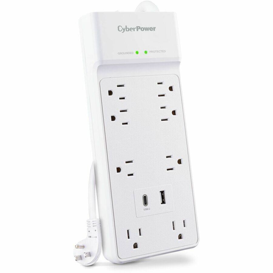 CyberPower  
GROUNDED  
PROTECTED  
USB-C