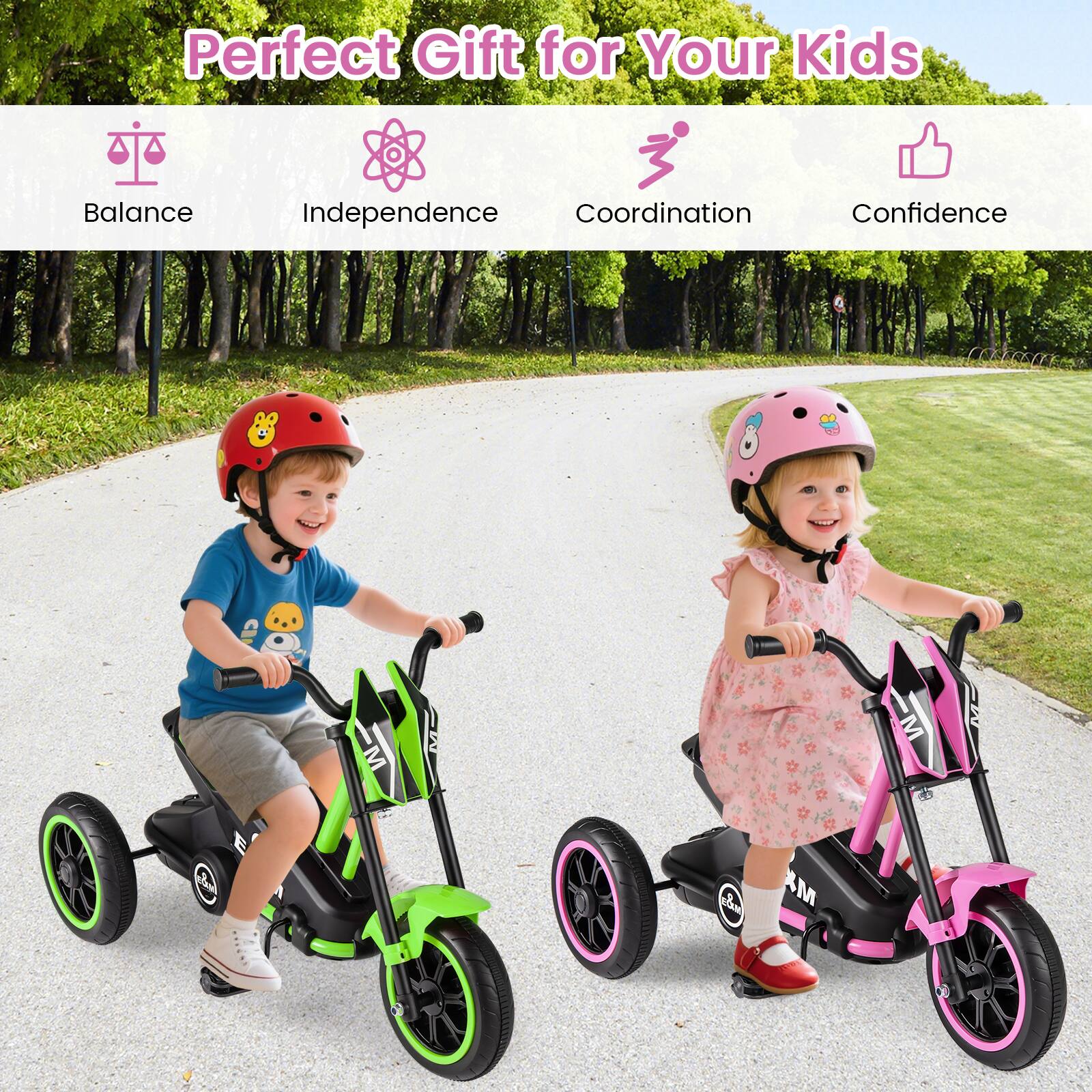 Perfect Gift for Your Kids

Balance  
Independence  
Coordination  
Confidence