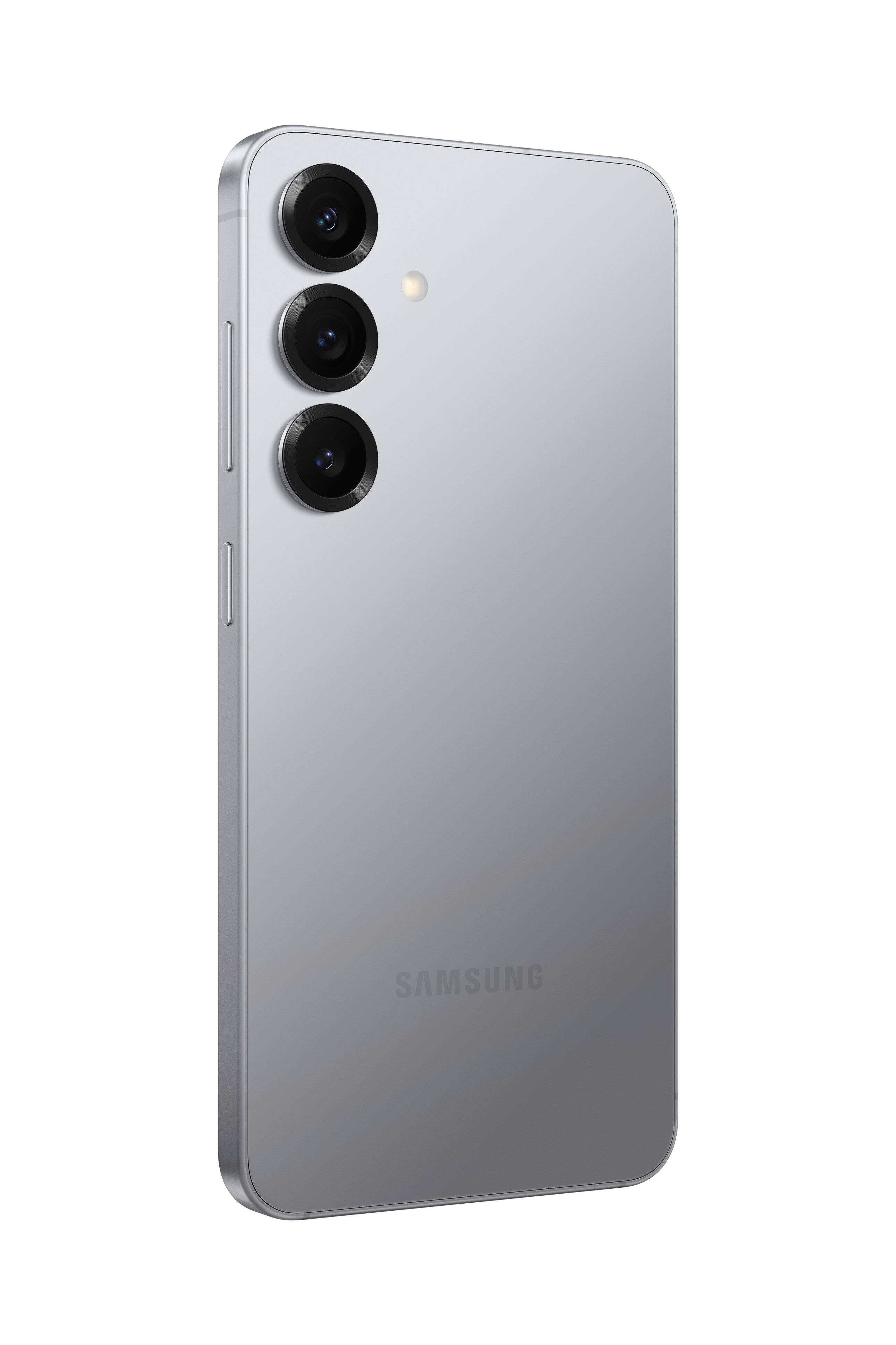 Alt View 2. Boost Mobile - Boost Mobile Samsung Galaxy S25 - Prepaid Smartphone - Silver Shadow.