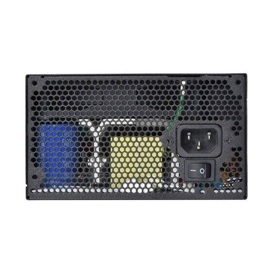 Alt View 1. SilverStone - ST1200-PTS 1200 Watt Fully Modular 80 Plus Ultra Compact 140MM in Depth Platinum Power Supply - black.