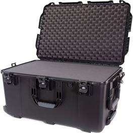 NANUK - Wheeled Series 965 Waterproof Hard Case with Foam Insert, Black - Black