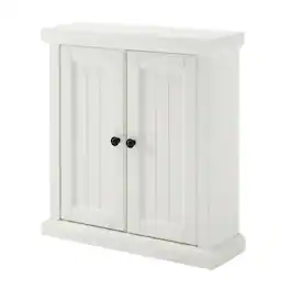 FurniFact - Bathroom Wall Cabinet - Distressed White