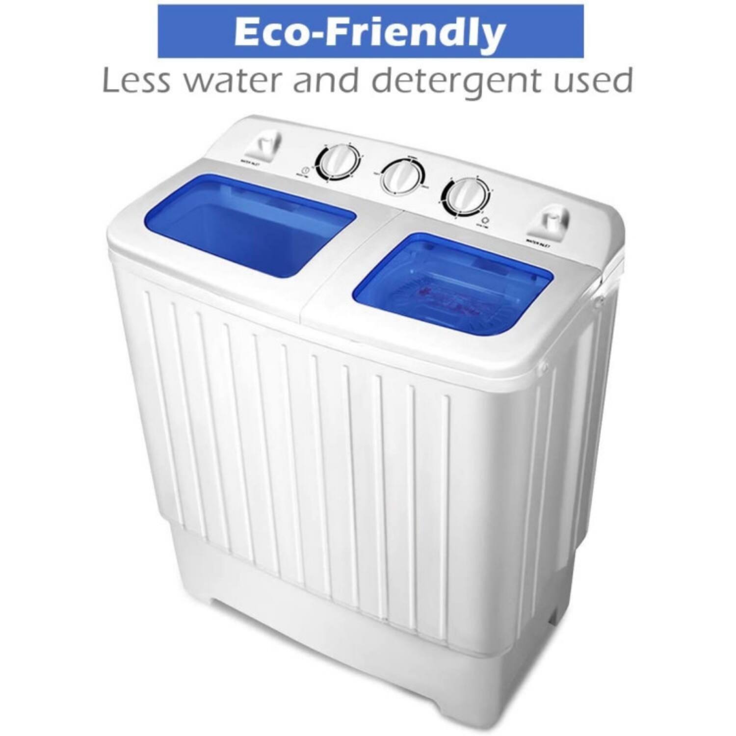 Eco-Friendly  
Less water and detergent used
