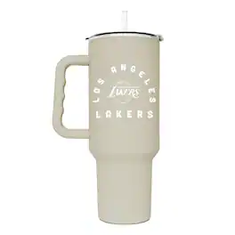 Logo Brands - Los Angeles Lakers 40oz. Sand Soft Touch Tumbler - Multicolor